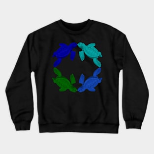 sea turtle design Crewneck Sweatshirt